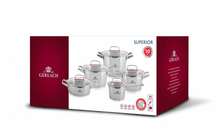 Topfset 10 Teile SUPERIOR Topfset 10 Teile SUPERIOR