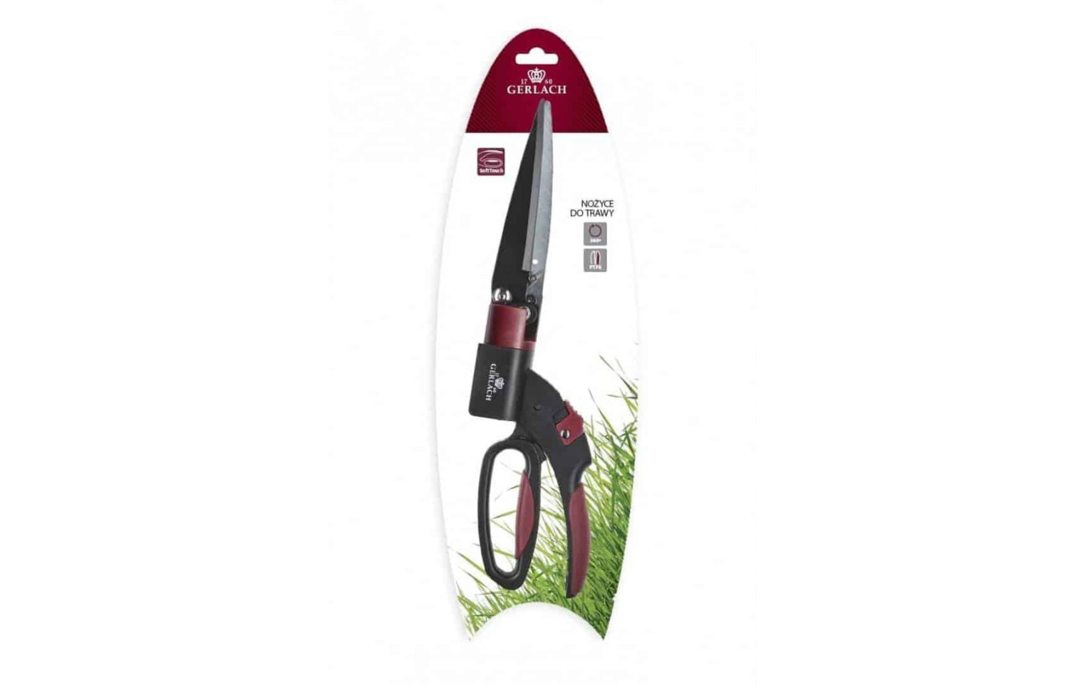 Einhand-Astschneider mit Amboss + Grasschneider
