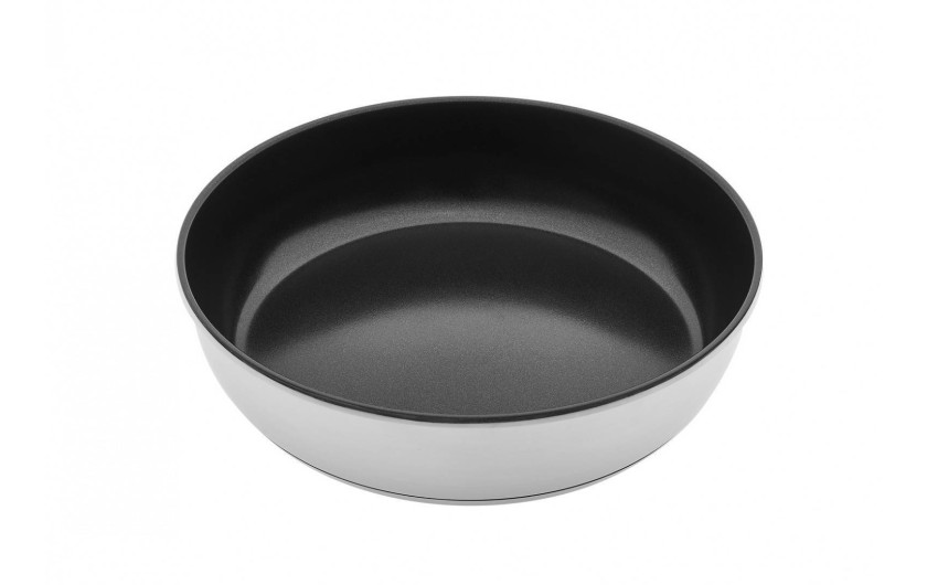 Topfset 4 Teile SMART STEEL + 3xPfannen 20/24/28cm SMART STEEL + Deckel 6 Teile SMART