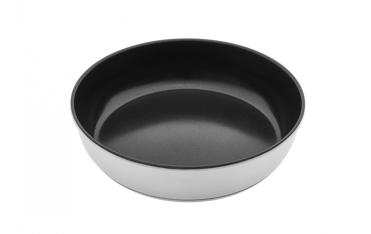 Topfset 4 Teile SMART STEEL + 3xPfannen 20/24/28cm SMART STEEL + Deckel 6 Teile SMART