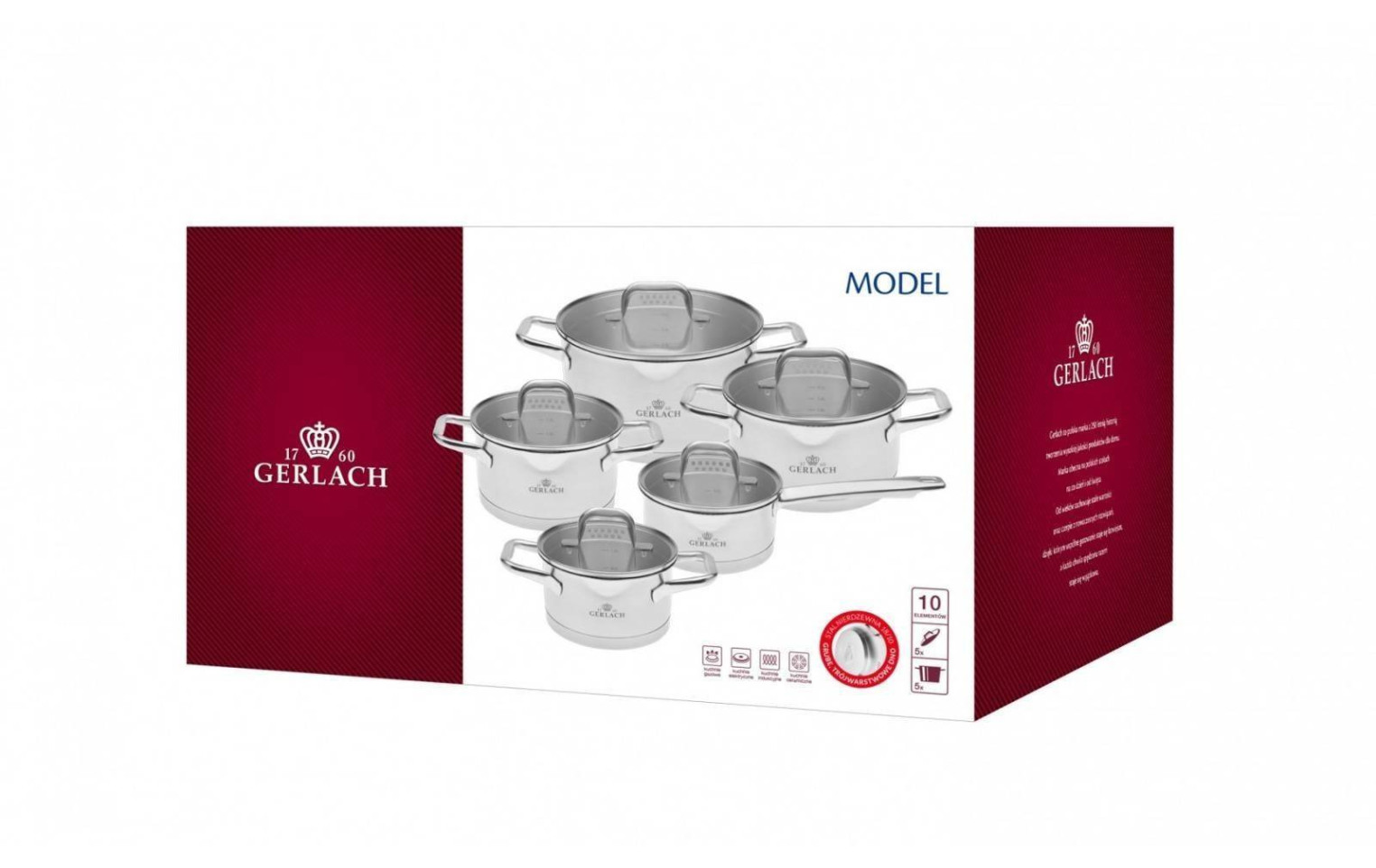 Topfset 10 Teile MODEL
