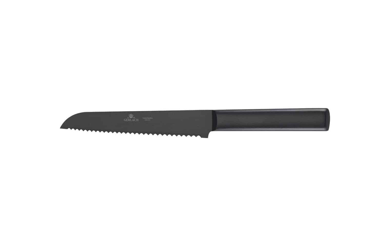 Messerset im Block AMBIENTE BLACK Holz Schwarz