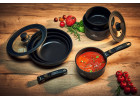 Pfannen-set 24/28 cm + Topf 18 cm + SMART-Griff