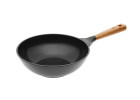 Topf 24/28 cm + Pfanne 24 cm + Grillpfanne 28 cm + Wok-Pfanne + Schneidebrett NATUR