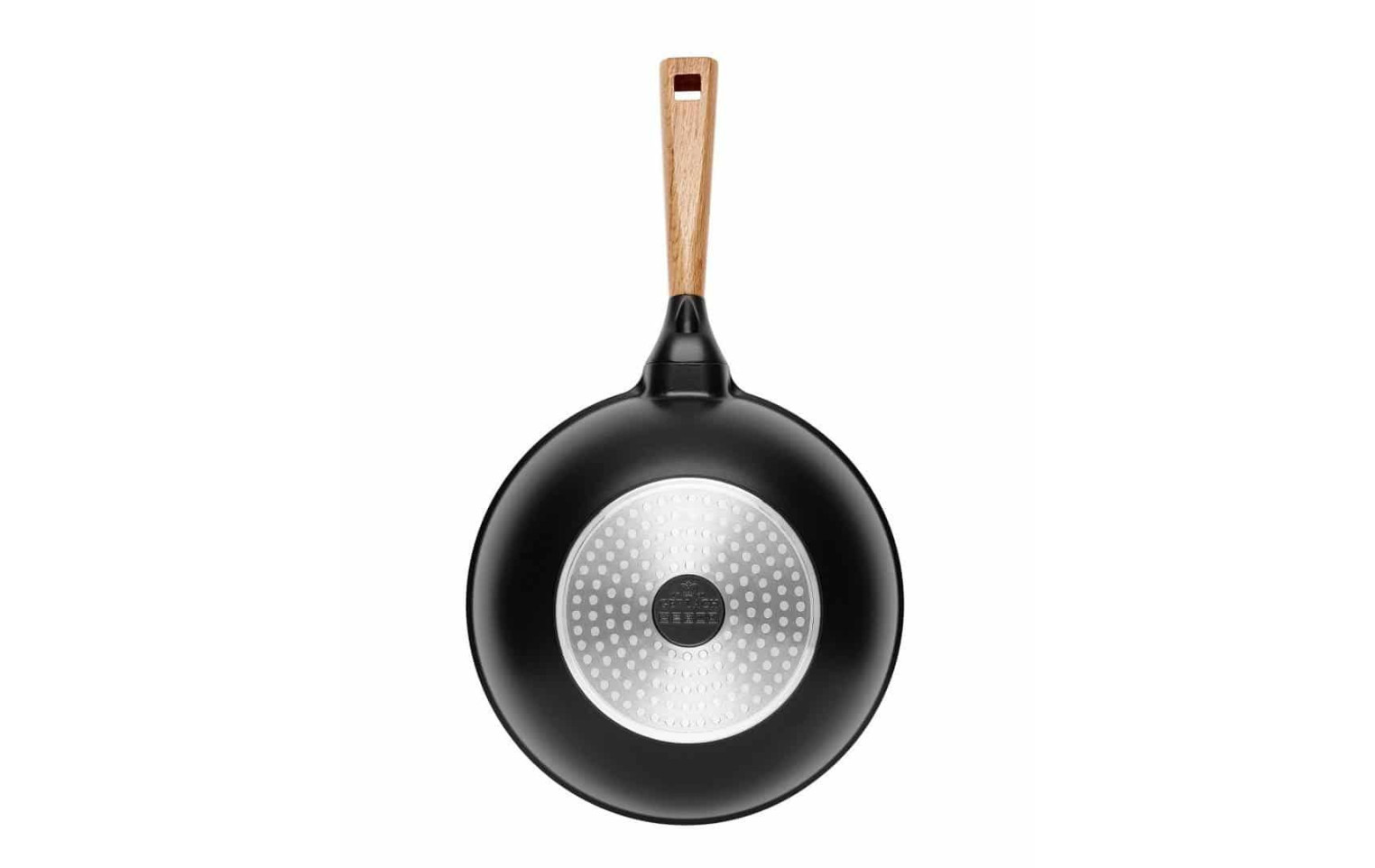 Topf 24/28cm + Pfanne 24cm + Grillpfanne 28cm + Wok-Pfanne 28cm + Schneidebrett NATUR