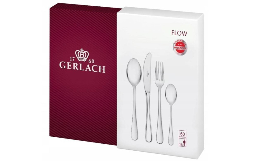 FLOW Set Essgeschirr 36-teilig/12 Personen + Besteckset 60-teilig FLOW