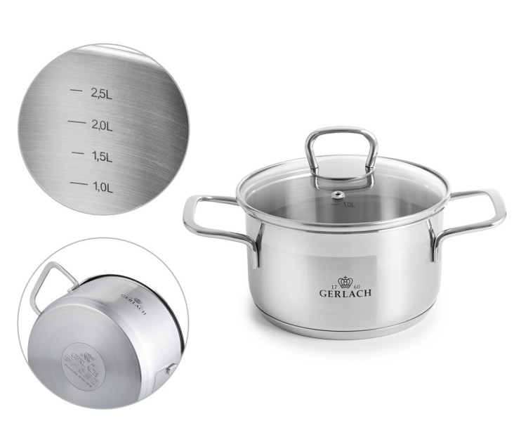 Zestaw garnków 8 el. BRAVA...