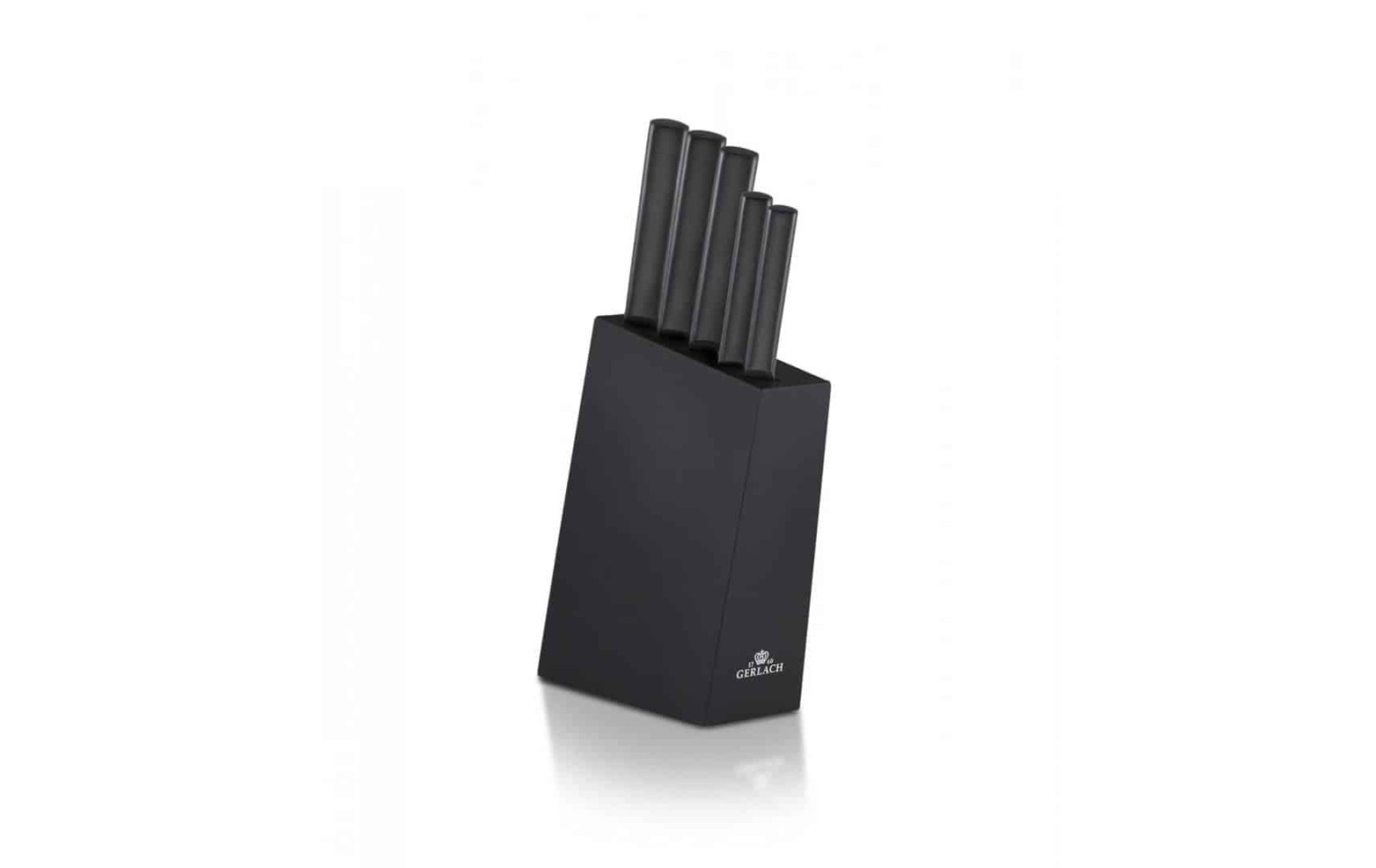 Topfset 6 Teile FIRST + Messerset im Block AMBIENTE BLACK