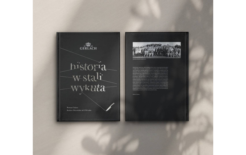 Besteckset, 68-teilig, glänzend MUZA + Koffer + Buch "Geschichte in Stahl geschmiedet"