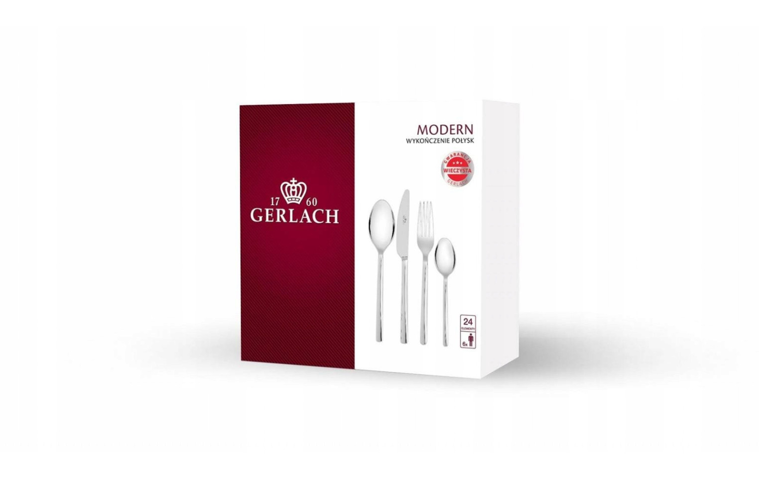 Besteckset 24 Teile MODERN Poliert