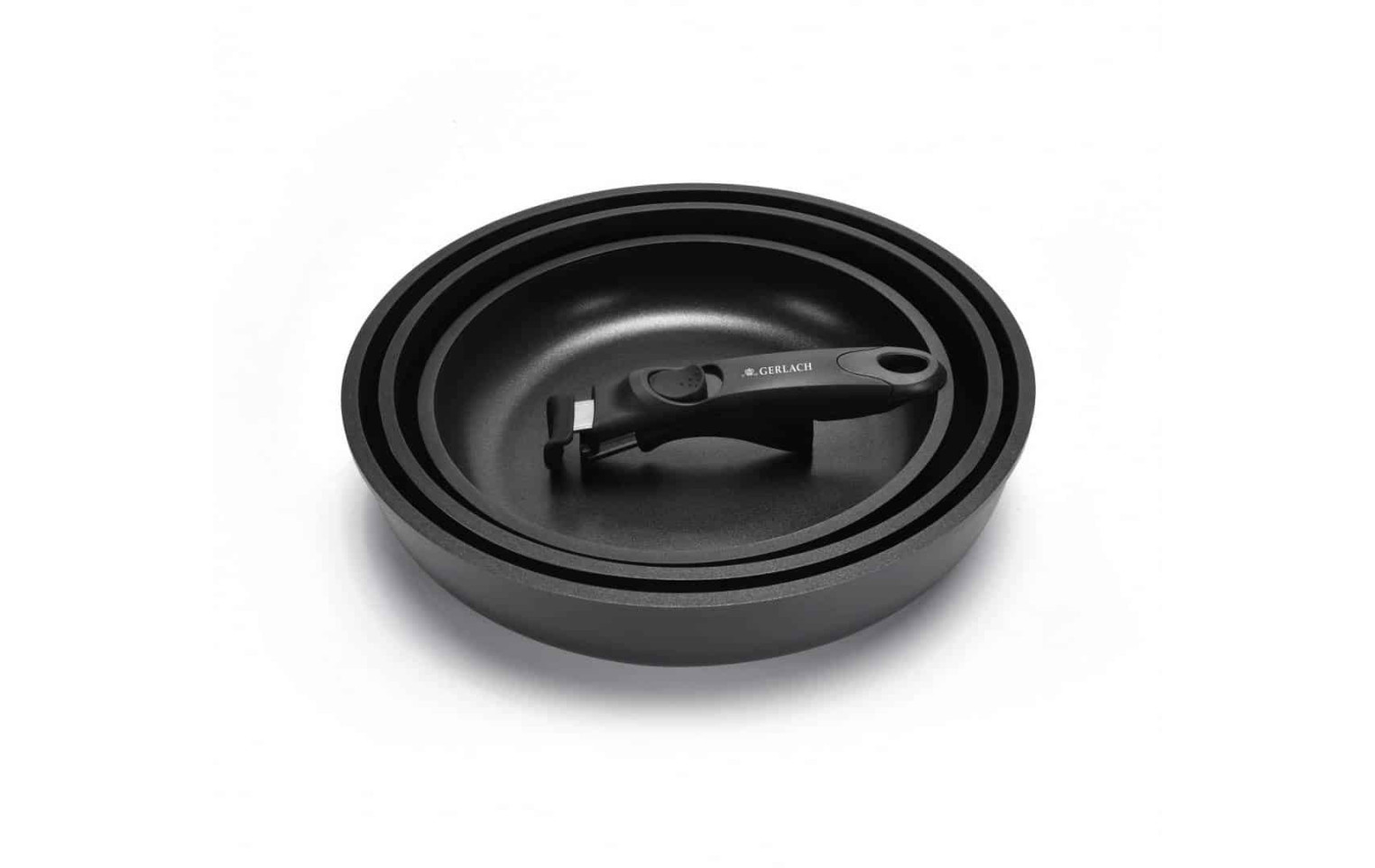 Pfanne 20/24/28cm SMART+ Griff + Pfannenwender NATUR