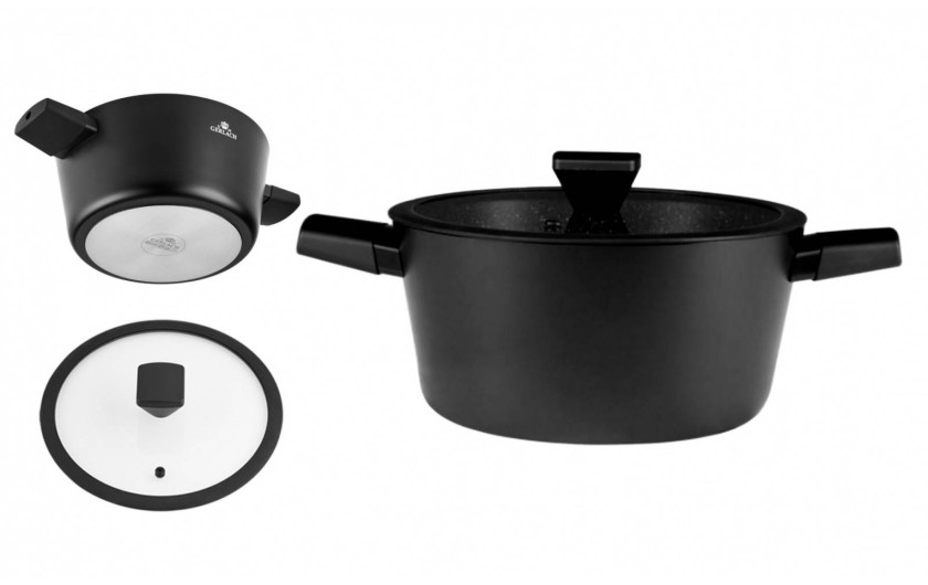 Topfset 2 Teile: Topf 24/28cm + 2xPfanne 24/25cm + Stieltopf 1,5l GRANITEX Topfset 2 Teile: Topf 24/28cm + 2xPfanne 24/25cm + Stieltopf 1,5l GRANITEX