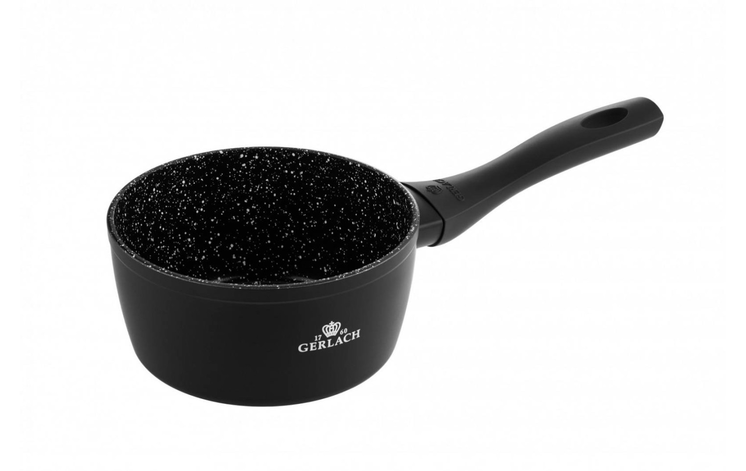 Topfset 2 Teile: Topf 24/28cm + 2xPfanne 24/25cm + Stieltopf 1,5l GRANITEX