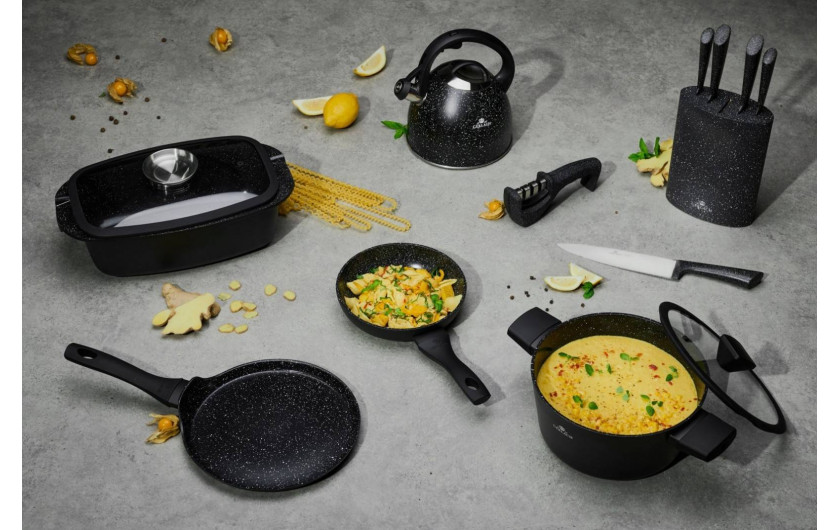 Topfset 2 Teile: Topf 24/28cm + 2xPfanne 24/25cm + Stieltopf 1,5l GRANITEX Topfset 2 Teile: Topf 24/28cm + 2xPfanne 24/25cm + Stieltopf 1,5l GRANITEX