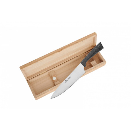 Küchenchefmesser 8'' SMART GRANIT in einer Holzkiste