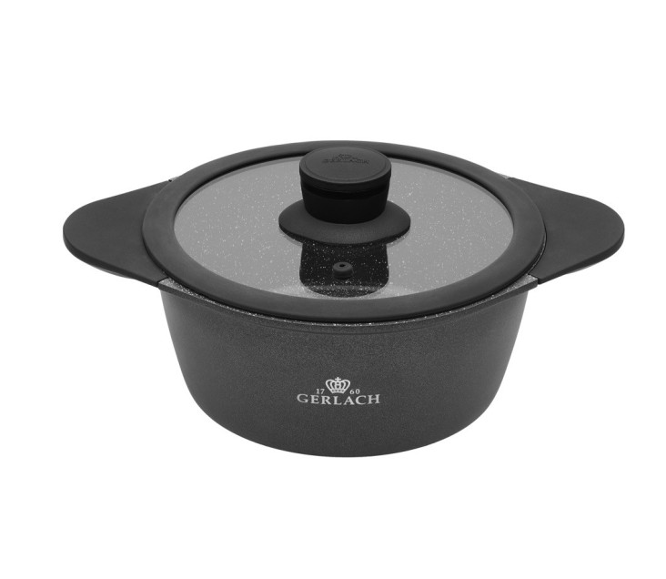 Blend Stone Aluminiumtopf 2,4 l/20 cm mit Deckel