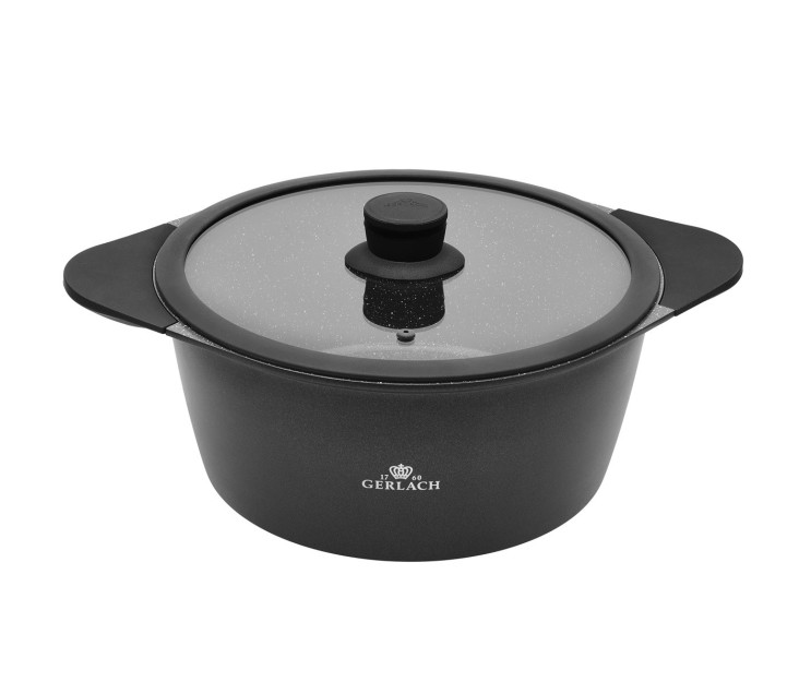 Blend Stone Aluminiumtopf 4,4l/24 cm mit Deckel