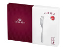 CELESTIA Tassen-Set mit Untertassen 12-teilig + Kaffeelöffel + Kuchengabeln CELESTIA/6 Pers.