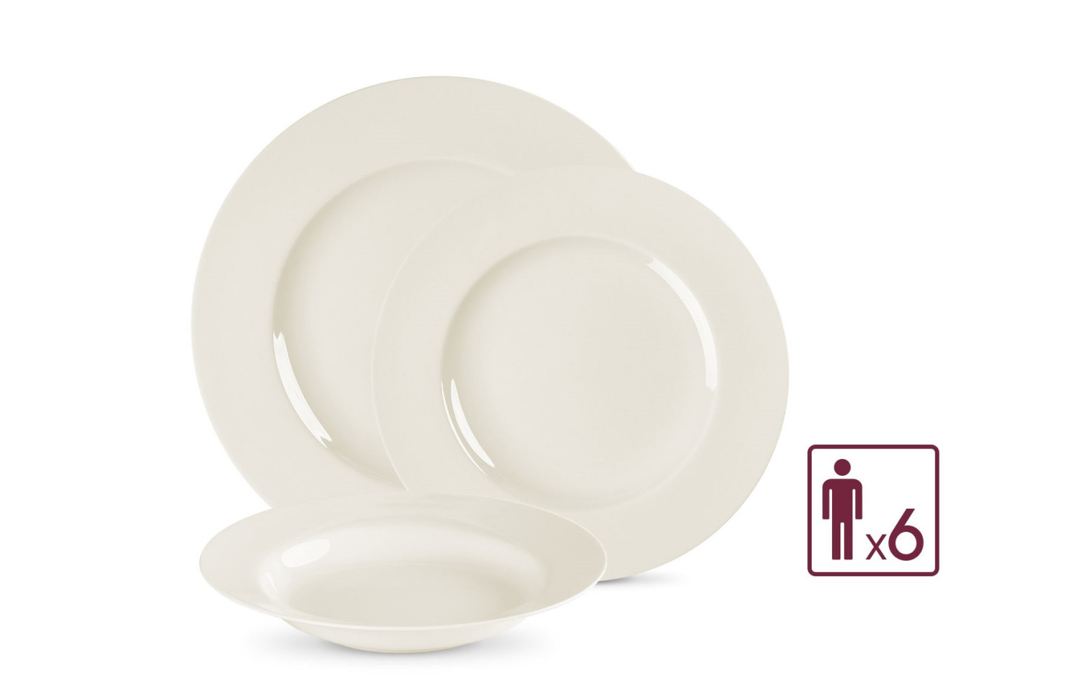 Geschirrset 36 Teile + Porzellanbeche 6 Teile + Tassen mit Untertassen 12 Teile + Salatschüssel 2 Teile