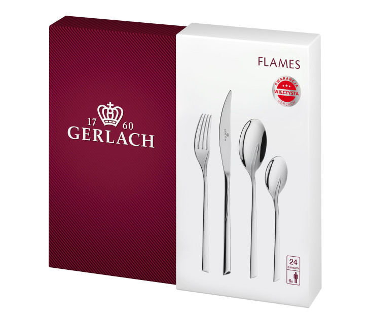 Besteckset 24 Stk. FLAMES poliert