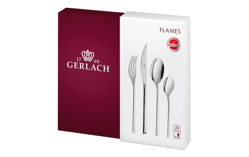 Besteckset 24 Stk. FLAMES poliert