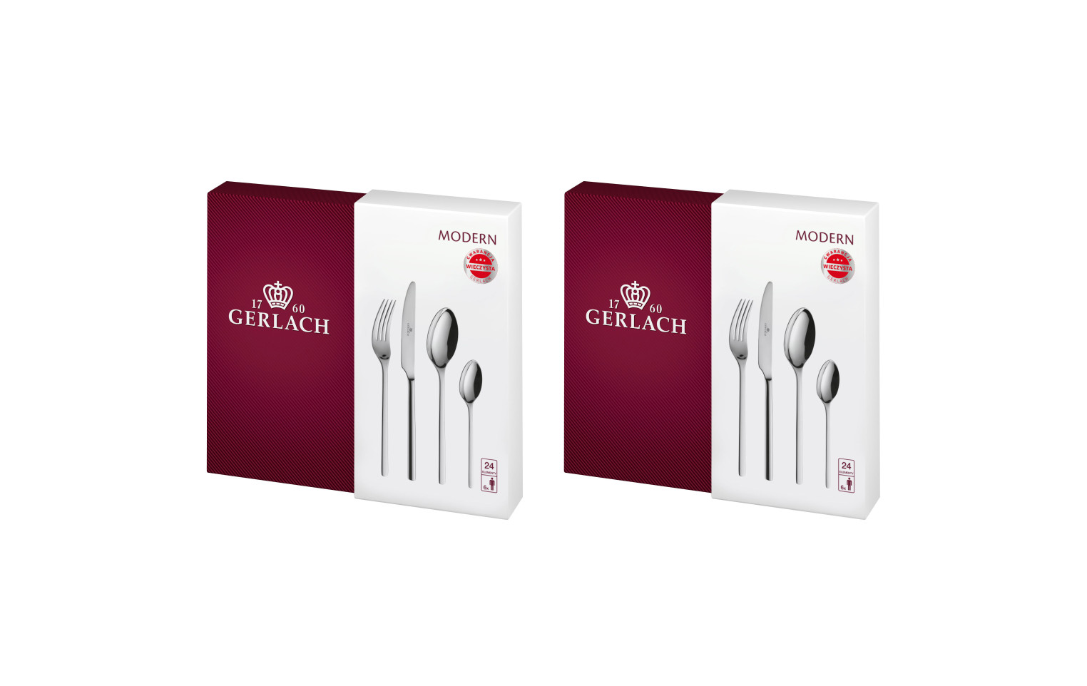 Besteckset 48 Teile MODERN Poliert