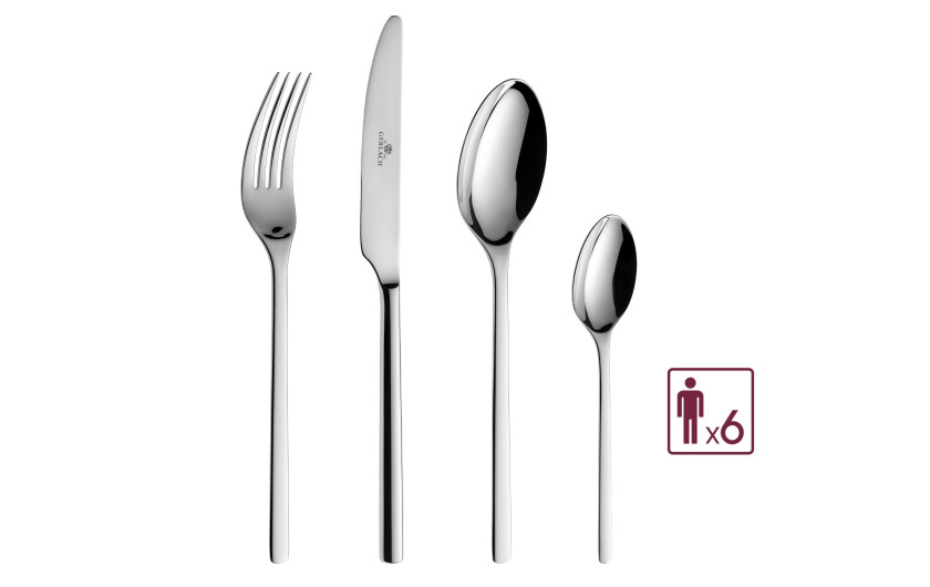 Besteckset 24 Teile MODERN Poliert Besteckset 24 Teile MODERN Poliert