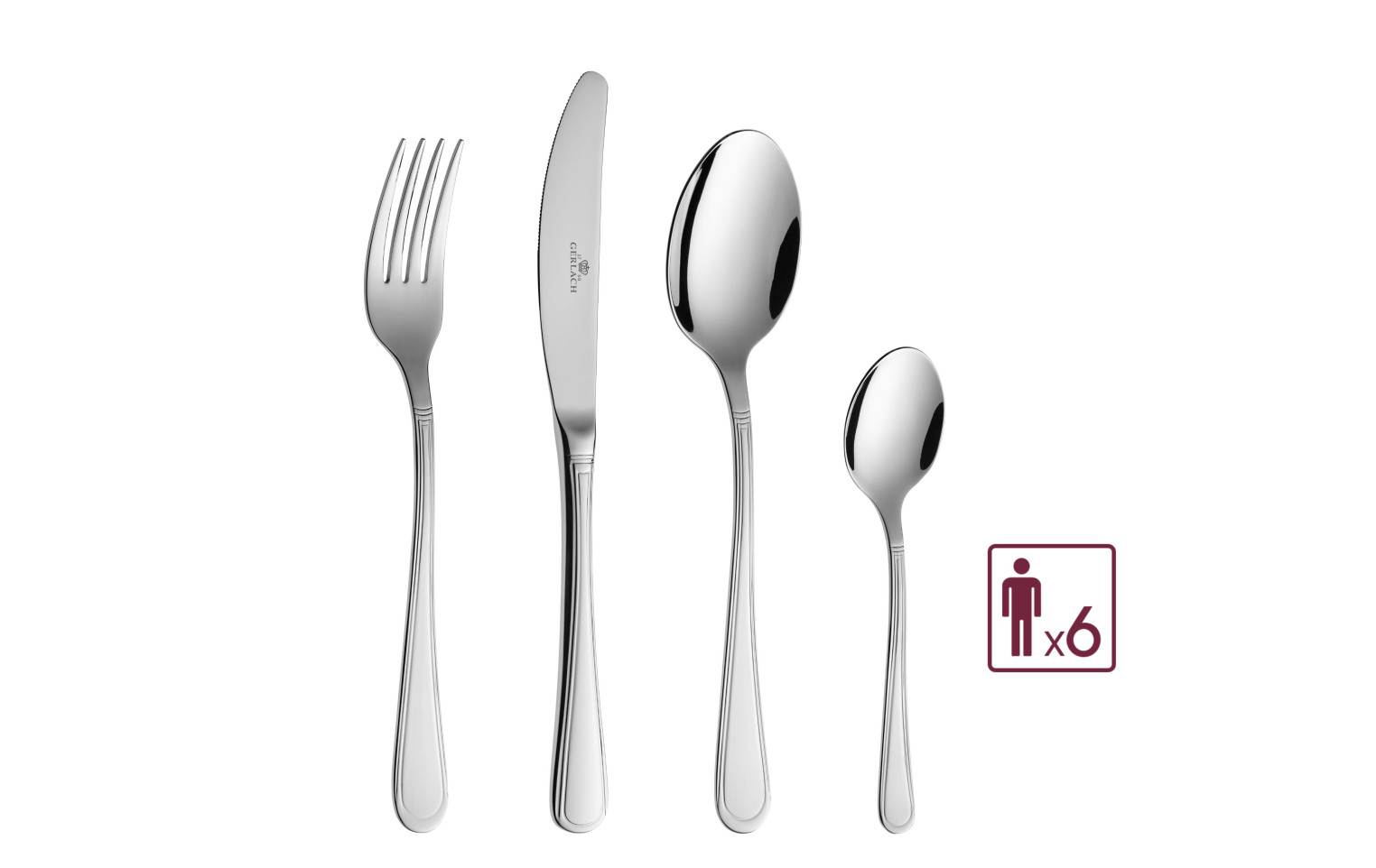 Besteckset 24 Teile ANTICA Poliert