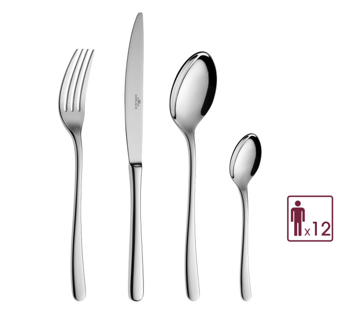 Besteckset 68 Teile MUZA Poliert + Schachtel