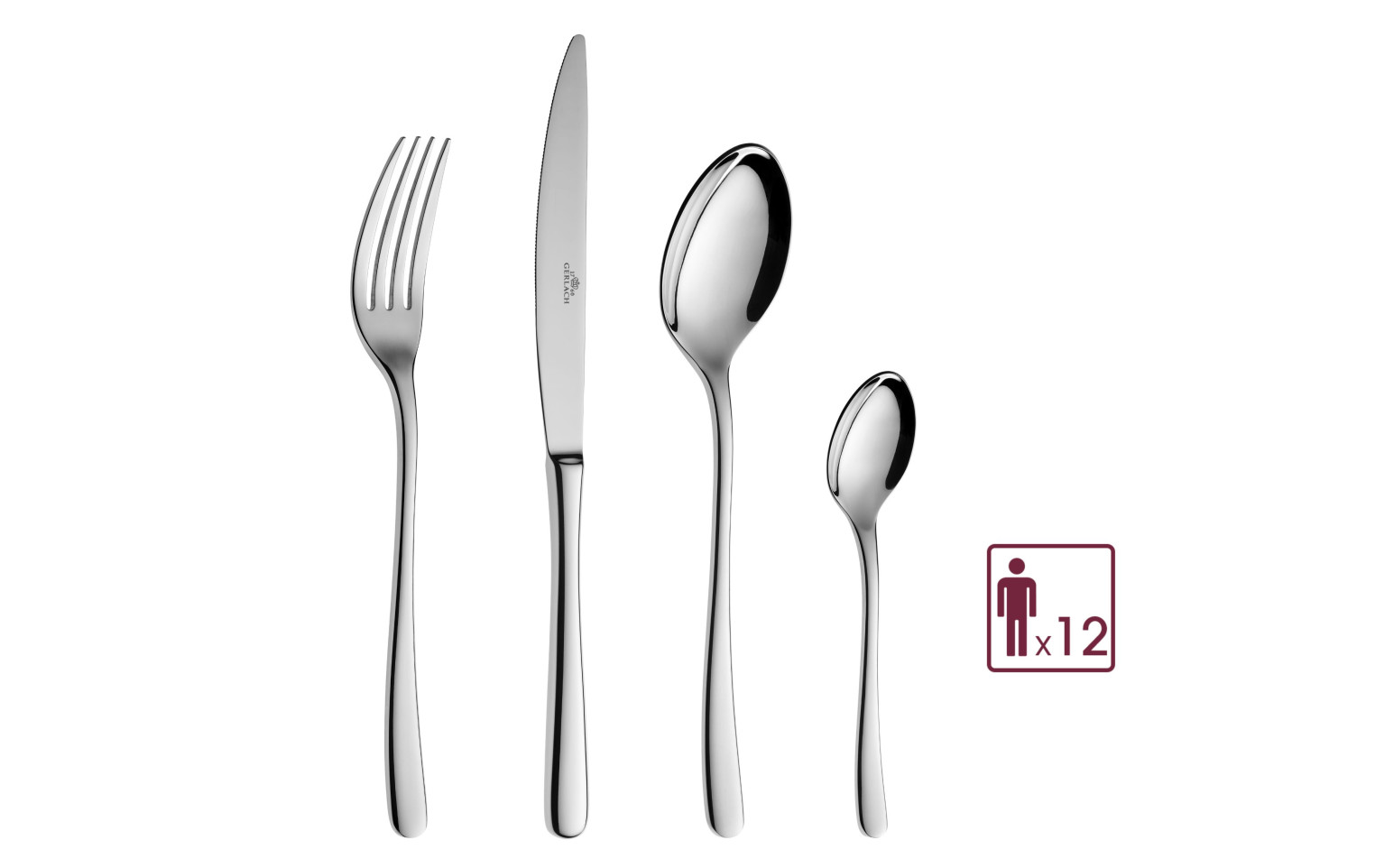 Besteckset 68 Teile MUZA Poliert + Schachtel