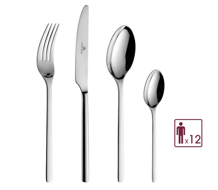Besteckset 48 Teile MODERN Poliert
