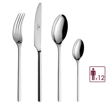 Besteckset 48 Teile MODERN Poliert