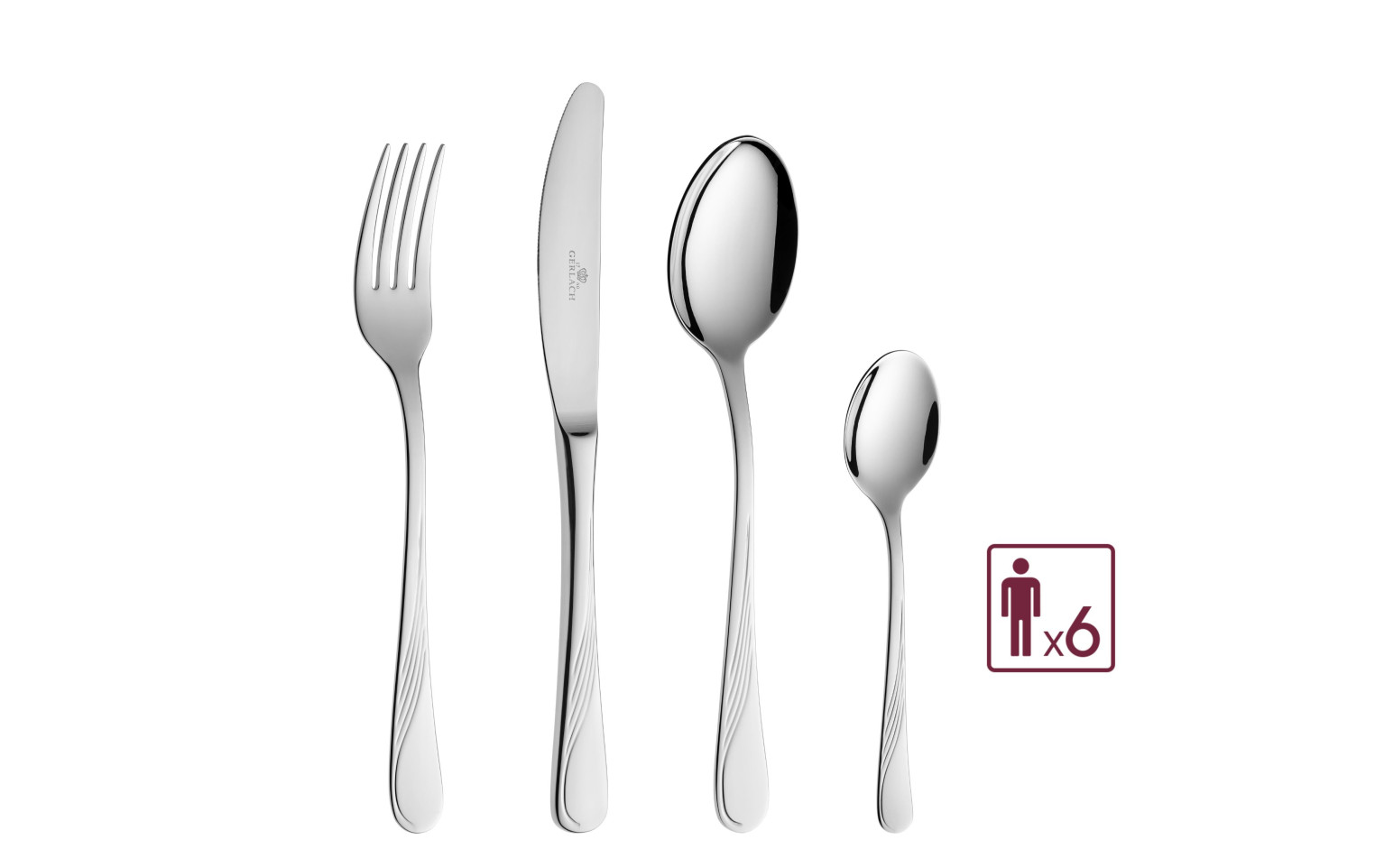 Besteckset 24 Teile CELESTIA Poliert