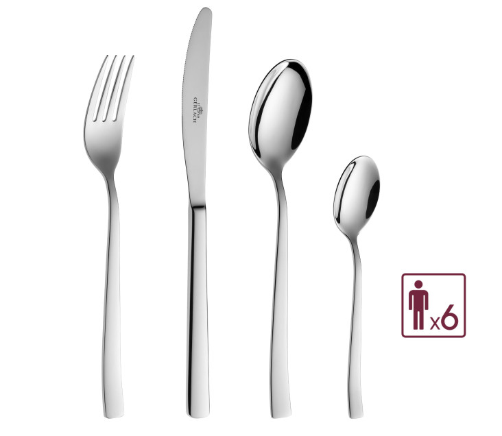 Besteckset 24 Teile ONDA Poliert