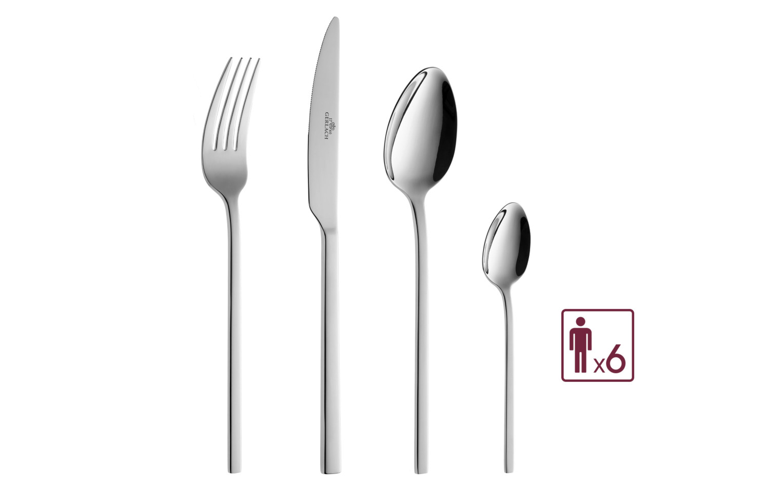 Besteckset 24 Teile AMBIENTE Poliert