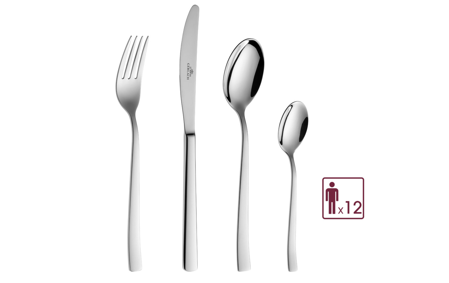 Besteckset 68 Teile ONDA Poliert + Schachtel