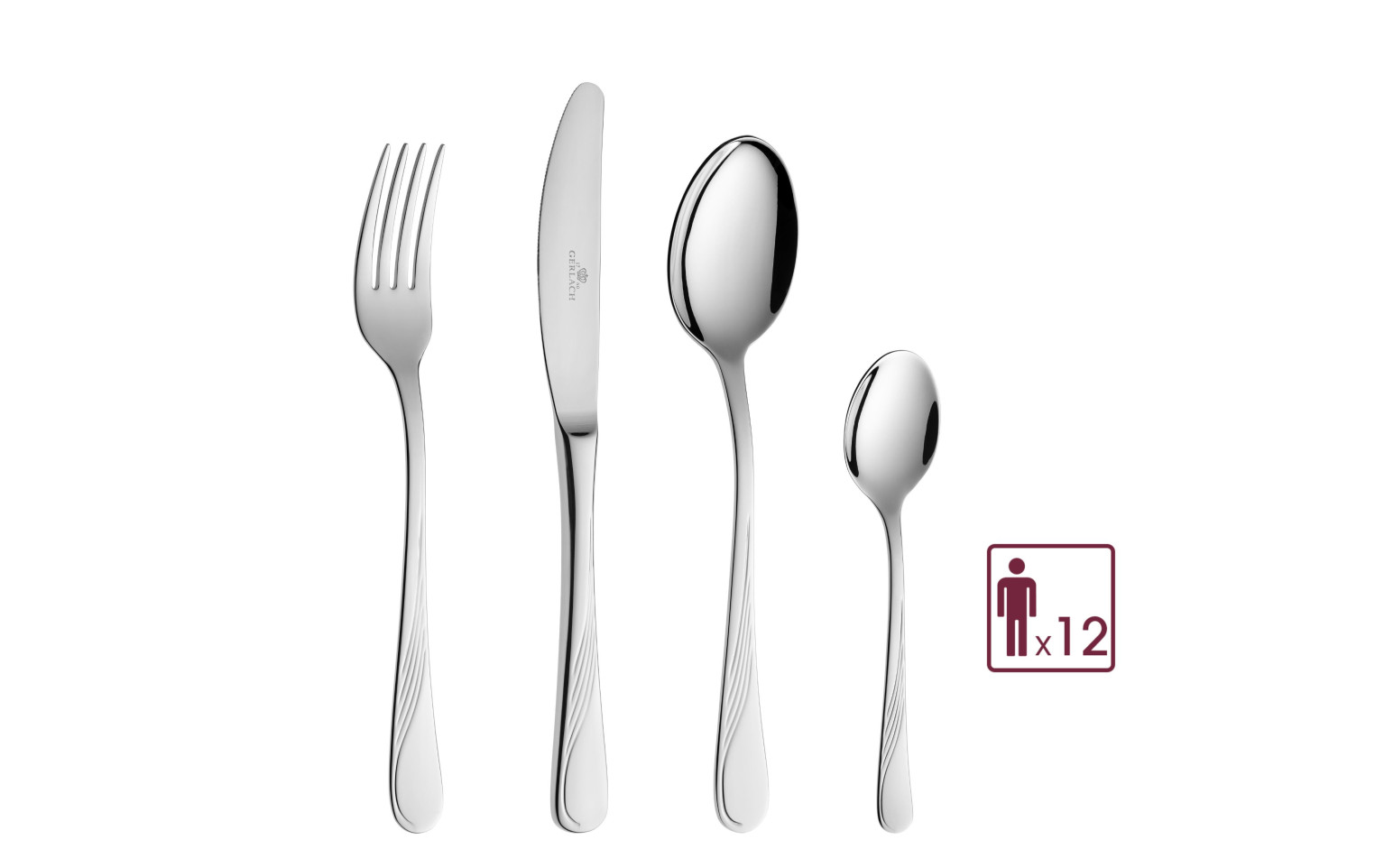 Besteckset 68 Teile CELESTIA Poliert + Schachtel