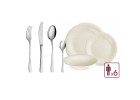 CELESTIA Set Essgeschirr 18-teilig + Besteckset 24 Teile poliert CELESTIA/6 Personen. CELESTIA Set Essgeschirr 18-teilig + Besteckset 24 Teile poliert CELESTIA/6 Personen.