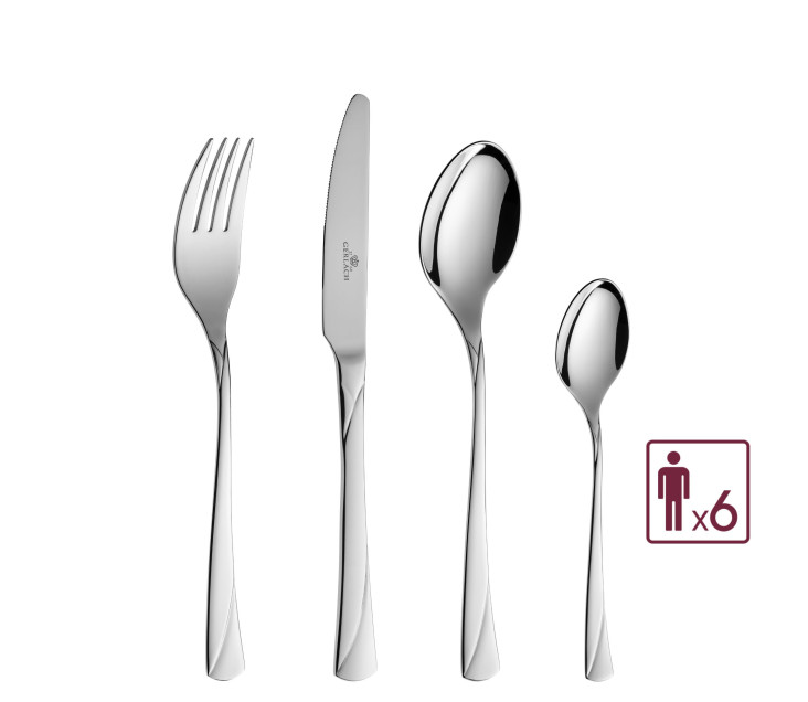 Besteckset 24 Teile VALOR Poliert