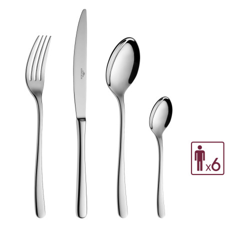 Besteckset 24 Teile MUZA Poliert