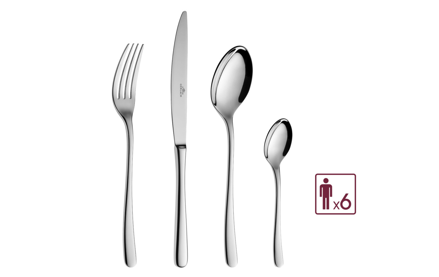 Besteckset 24 Teile MUZA Poliert