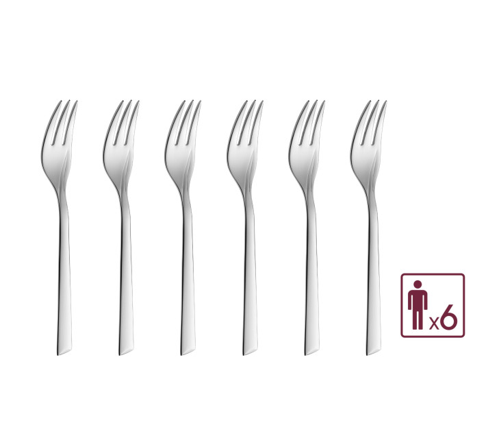 Tortengabeln 6 Stk. FLAMES