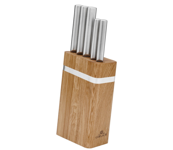 Messerset im Block AMBIENTE OAK Holz