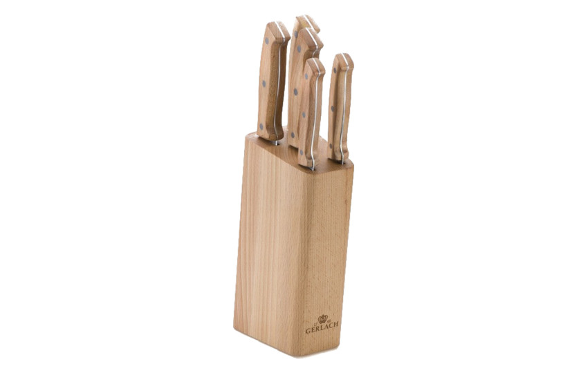 Messerset im Block COUNTRY Holz