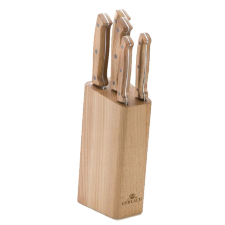 Messerset im Block COUNTRY Holz