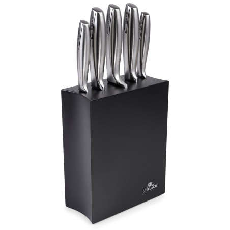 Messerset im Block MODERN Schwarz