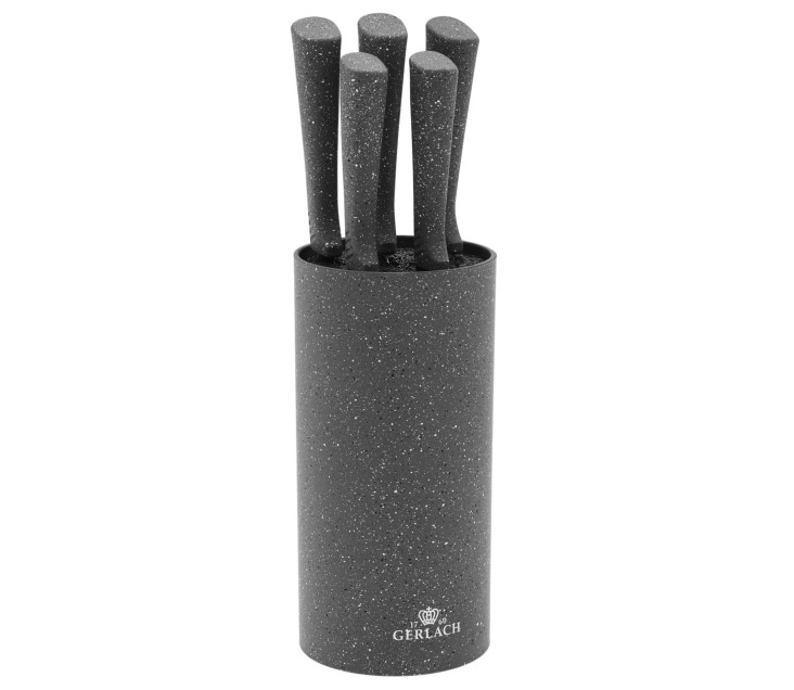 Messerset im Block SMART Granit