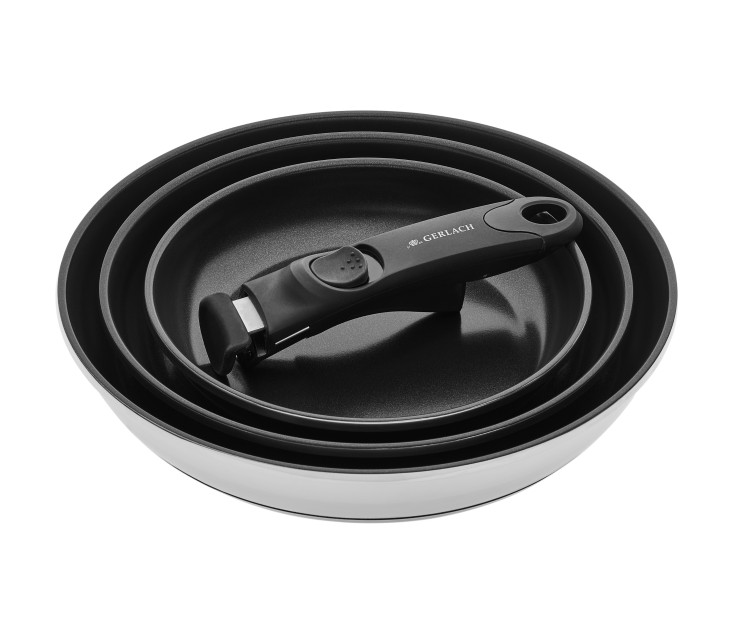 Pfanne 20cm + Pfanne 24cm + Pfanne 28cm SMART STEEL