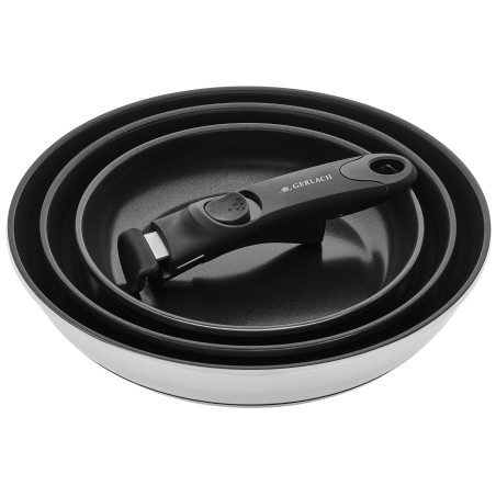 Pfanne 20cm + Pfanne 24cm + Pfanne 28cm SMART STEEL