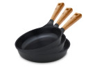 Set 3x frying pans 20/24/28 cm NATUR Set 3x frying pans 20/24/28 cm NATUR